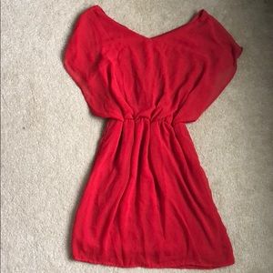 Show stopping red dress